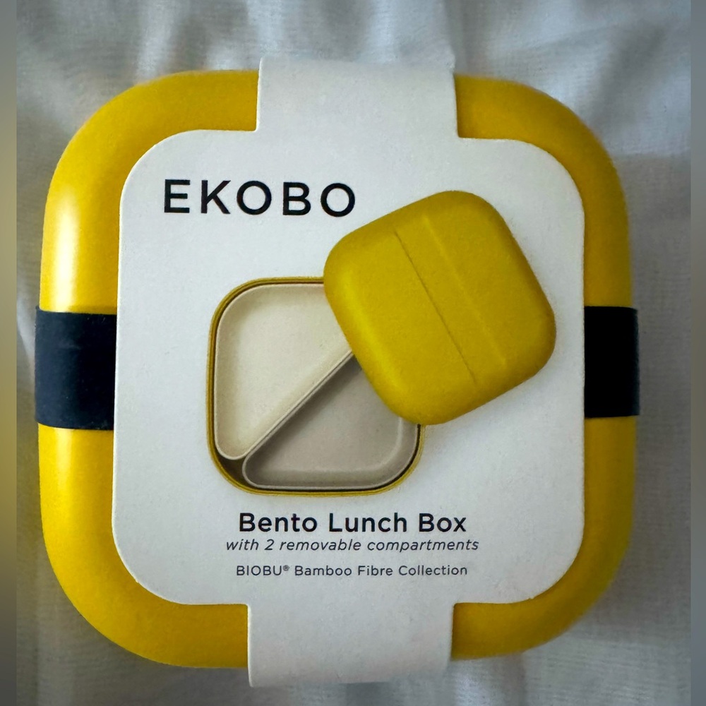 Ekobo Bento lunch Box - NWT - Say no to plastic & hello eco-friendly containers